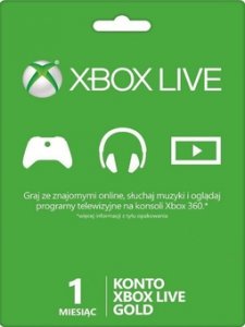 XBOX LIVE GOLD PL 1 MIESIĄC 30 DNI !!!