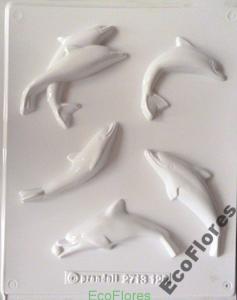 Forma do  mydła, odlewów gipsowych Delfiny