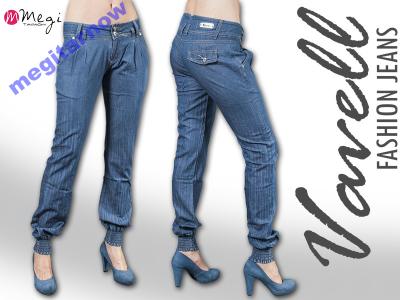 Spodnie ALLADYNKI jeans ze ściągaczem Vavell 78 cm - 3303769946 - oficjalne  archiwum Allegro