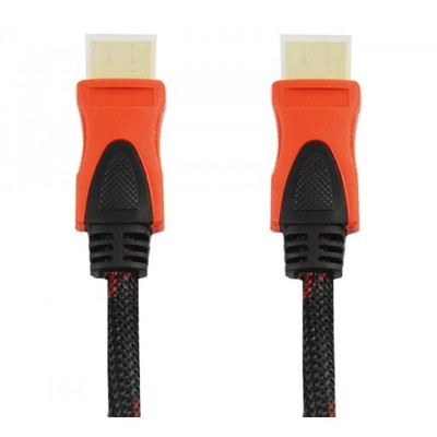 KABEL HDMI- HDMI 5M ZŁOTY OPLOT 4K