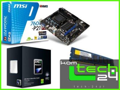 AMD Phenom 965 4x3.4GHz MSI 760GM-P21 4GB GW/FV