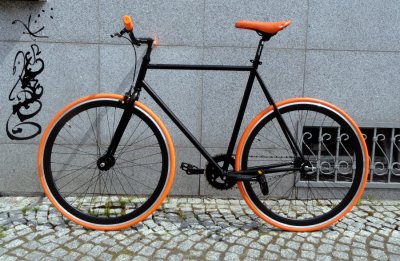 Rower Woo Hoo Bikes - ORANGE, Ostre Koło 21,5''