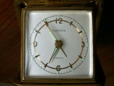 Europa podróżny zegarek budzik vintage retro