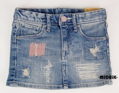 H&amp;M modna jeansowa spódnica miniówka NOWA r 92