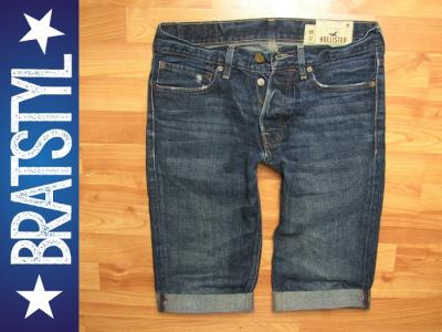 HOLLISTER _ krótkie spodenki jeansowe dżins _ 82cm