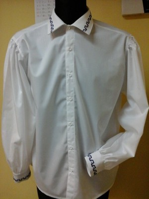Śląski strój ludowy rozbarski - koszula śląska - 6718130706 - oficjalne  archiwum Allegro