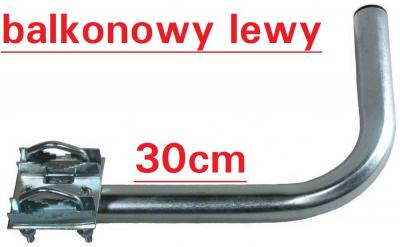 Uchwyt Stojak Balkonowy Lewy 40cm DVB-T SAT LTE