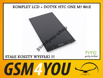 ORYG. KOMPLET LCD + DOTYK HTC ONE M7 801E
