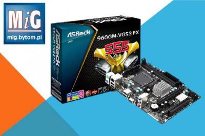 ASROCK 960GM-VGS3 FX AMD3+ AMD 760G 2DDR3 uATX - 5921028304 - oficjalne  archiwum Allegro
