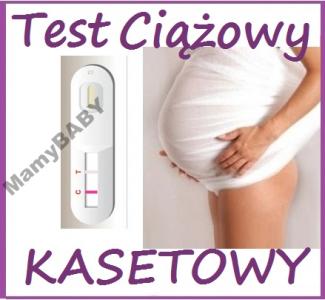 KASETOWE Testy ciążowe test ciążowy płytkowy w24 h