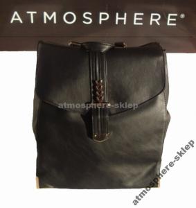 ładny plecak czarny torebka A4 Atmosphere Primark