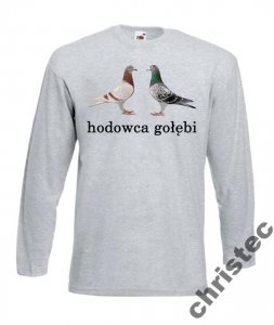 Koszulka z długim rękawem dla hodowców gołębi