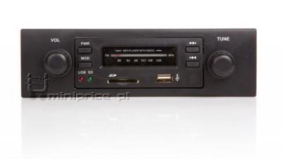 RADIO SAMOCHODOWE - RETRO - MP3 USB SD ZESTAW