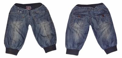 F&amp;D LEISURE świetne jeans.alladynki szorty 134