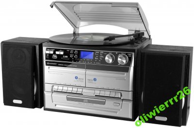 Gramofon SoundMaster MCD1700 rado MP3 kaseta USB