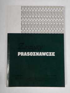Zeszyty Prasoznawcze, 1-2-2006