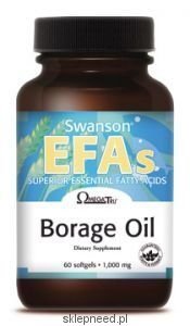 Borage Oil - Olej z ogórecznika 1000mg (60 kaps)