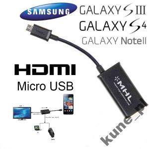 Adapter MHL micro USB HDMI Samsung S3 S4 NOTE 2 HD