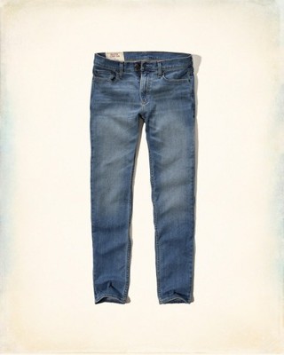 Spodnie HOLLISTER by Abercrombie skinny r. 32/32