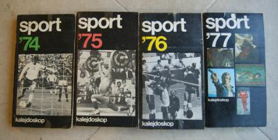 sport KALEJDOSKOP '74 '75 '76 '77 zestaw 4 książe