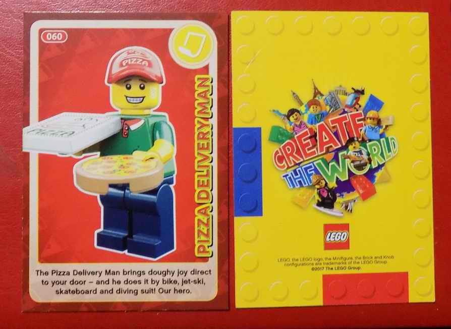 Lego Sainsbury Karta Kolekcjonerska Nr.060 Żółta