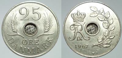 DANIA - 25 ORE 1967 r moneta nr 1