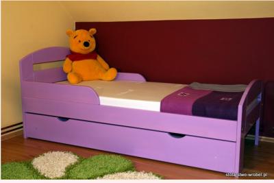 Łóżko dla dzieci Timi 160x80/ pianka-kokos + szufl