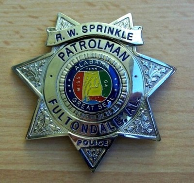 USA  -  Odznaka Policjanta ze Stanu Alabama