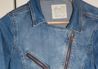 Ramoneska kurtka katana jeansowa 38/40 M/L idealny