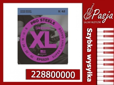 D'Addario EPS520 - ProSteels 9-42 struny