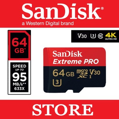 SanDisk Extreme Pro micro SDXC 64GB V30 95/90MB/s