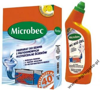 MICROBEC 1 KG PREPARAT + ŻEL GRATIS DO SZAMB