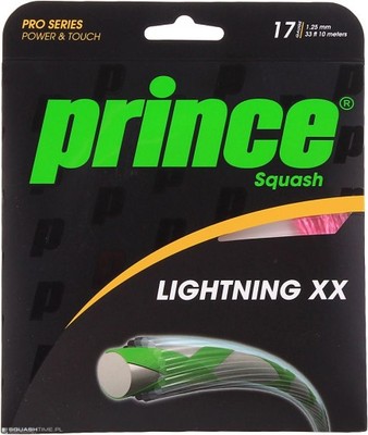 Naciąg squash Prince Lighting XX 17 1.25 box PINK