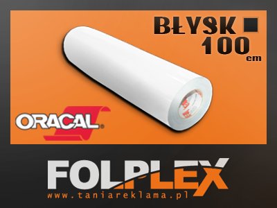Folia Reklamowa ORACAL 641 Biała Błysk 100cm