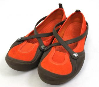 CROCS buty sandały crocsy W8 orange balerinki 39