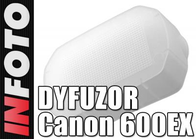 Dyfuzor do Canon SpeedLite 600EX 600EX-RT biały ml