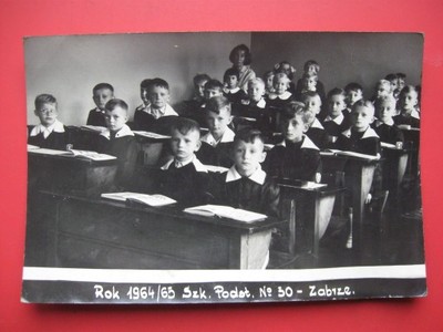 Zabrze  Szkoła podstawowa nr. 30 1964 r.