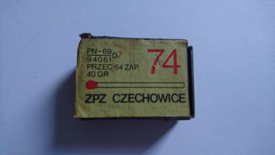 Pudełecz kolekcjonerskie ZPZ CZECHOWICE 74