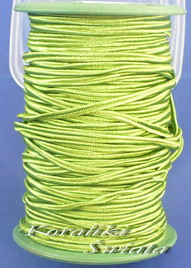 sus022 sznurek SUTASZ wiskoza zielony 2,5mm_2metry
