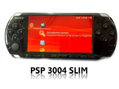 KONSOLA SONY PSP 3004 SLIM GRY 32GB ETUI DODATKI