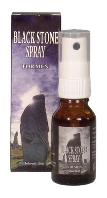 Black Stone 15 ml Spray dla Mężczyzn Opóźnia Wytry
