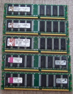 Micron 512MB x2 DDR 400 MHz PC3200 razem 1GB