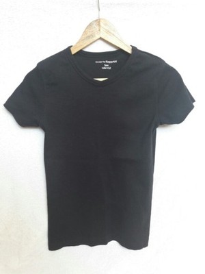 Czarny T-shirt KappaAhl 36 S