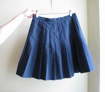 spódnica japońska uczennica plis szkolna mundurek - 5596185601 - oficjalne  archiwum Allegro
