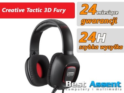 Słuchawki Creative Tactic 3D Fury 7.1