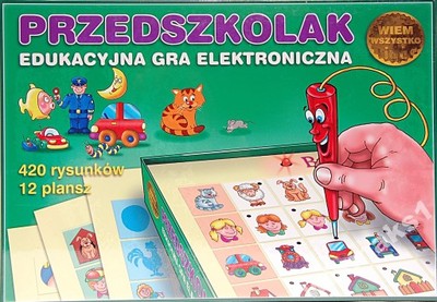 Przedszkolak edukacyjna gra elektroniczna