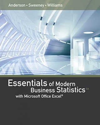 David Anderson Essentials of Modern Business Stati