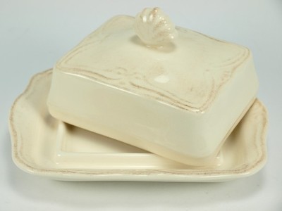 Maselniczka masło piękna ceramika Roman 20x16cm
