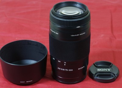 Sony 75-300 mm f/4.5-f/5.6 SAL75300 idealny stan