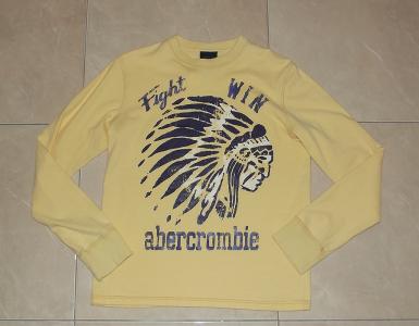 Abercrombie&amp;Fitch bluzka męska żółta USA
